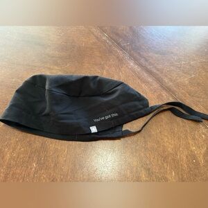 FIGS Modern Scrub Cap, Black, Excellent Used Condition